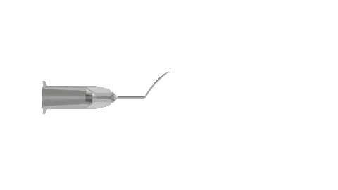 Cystotome Irrigating 27 Gauge, Short Radius, Formed