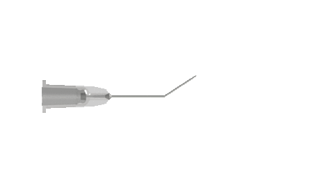 Hydrodissection Cannula 27 Gauge Angled