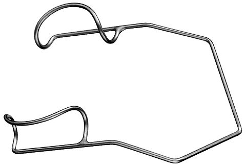 Temporal Approach Lid Speculum Wire Blade